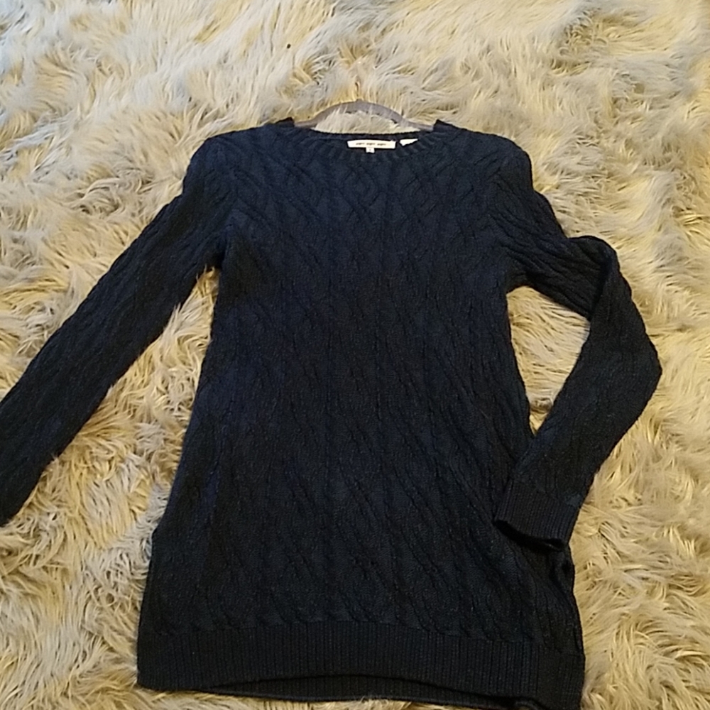 Blue sweater dress/tunic